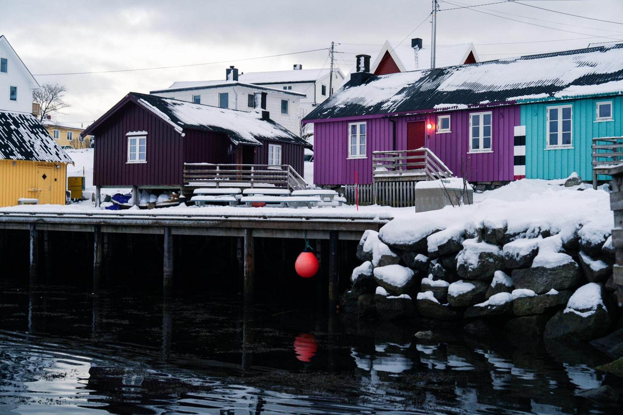 Kraemmervika Rorbuer - Rustic Cabins In Lofoten Ballstad Buitenkant foto